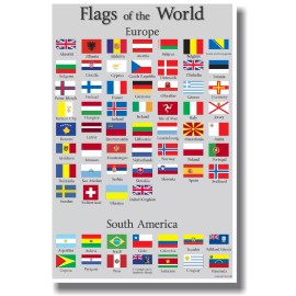 Flags of the World 2 - NEW World Travel POSTER