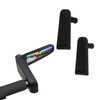 1 Pair Bike Rearview Mirror Plastic Handle Foldable 360 Degree