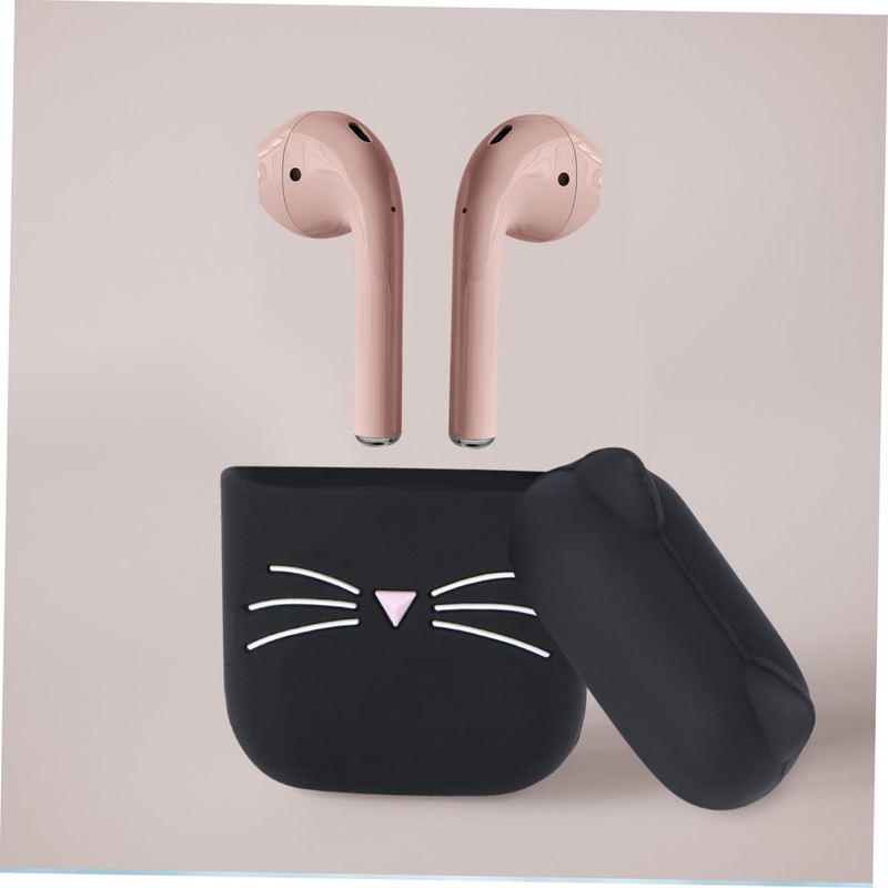 TEHAUX Anti-Fall Headphone Protection Case Black Earphone Case Air Replacement