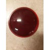 Corning Antique Red Corning Nonex Glass Lens 3 3/4 inches