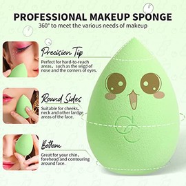Docolor Esponja Maquillaje Mezcla Base Belleza Uso Seco Húmedo Aplicación Polvo Líquido Herramienta Profesional Unidades Cápsula Guisante