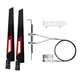 Tarjeta Inalámbrica BE200NGW 7th M.2 Mini Kit de Computadora WiFi 7 BT5.4 Adaptador 802.11BE Tri-banda 8774Mbps No Compatible Con Placas Base AMD Para Windows 10/11