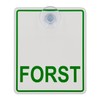 Suction cup sign sign forestry acrylic sign 3 mm with