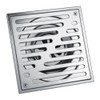 Fdit Square Floor Drain Stainless Steel Anti-Odor Bathroom Waste Gate