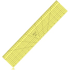 HLZC Hot Hem Ruler,Hot Iron Ruler,Hot Press Ruler for Quilting and Sewing,Handmade Tool for Electric Iron Home Ironing Work,17Inches(43.2CM)