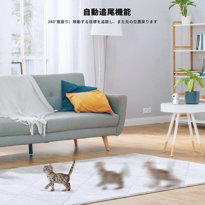 ieGeek 2023 Model 3 Megapixel Indoor Security Pet Camera, Automatic