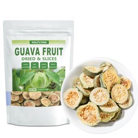 Natural Dried Guava Fruit Slices for Herbal Tea, 4.0 oz(113.0g), Cut & Sifted, No Additives, No GMO