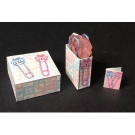 Unbranded Lot of Dollhouse Miniatures for the Baby Shower