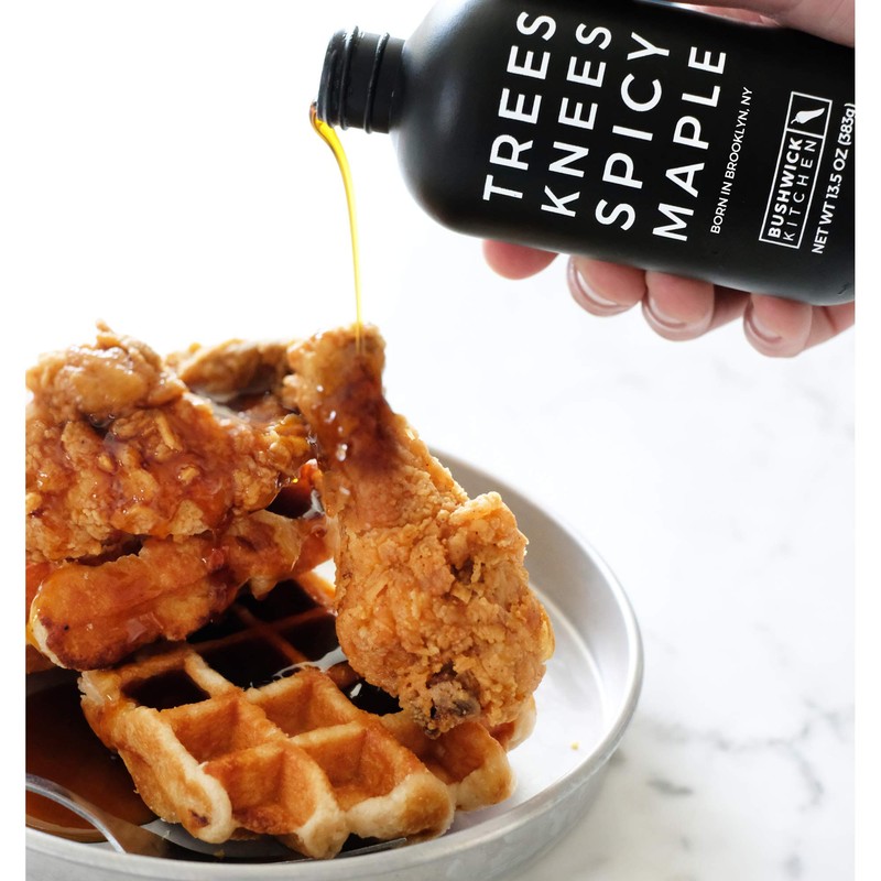 Trees Knees Spicy Maple Syrup, Grade-A Organic Maple Syrup with