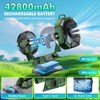 Misting Fan Portable 42800mAh Rechargeable with Remote Control, Mist Fan