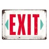 Nostalgic Art 22218 Exit Warning Sign 20 x 30 CM