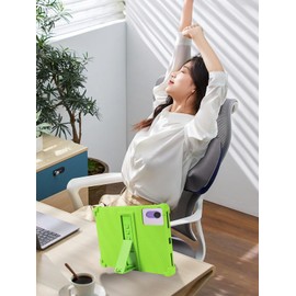 for Plimpton PlimPad P2 Tablets Case 10 inch,BOVUGAC Soft Silicone Adjustable Stand Shockproof Kids Friendly for Plimpton PlimPad P2 Tablets(Green)