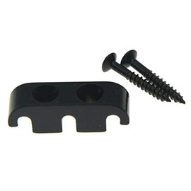 Dopro Bass String Tree Bass String Retainer with Mouting Screws Black