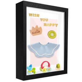 sunmeg 3D Shadow Box 8x10 Picture Frame Wooden Deep Box Cube Photo Frames Desktop or Wall Hanging for Medal, Flower & Crafts Display