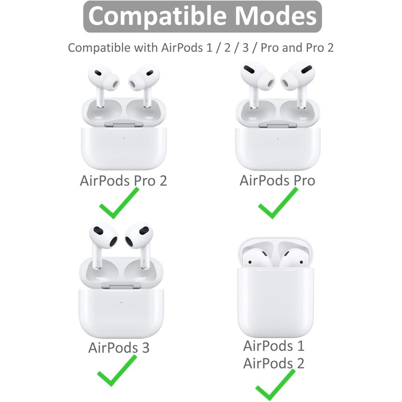 615WB4 Earhooks, AirPods Pro Compatible, Supports AirPods, Multi-Dimensional Adjustment, 360