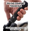 Peaty's Monarch Grips - Black/Knurl/Thick - Race Control, Durable, Ergonomic