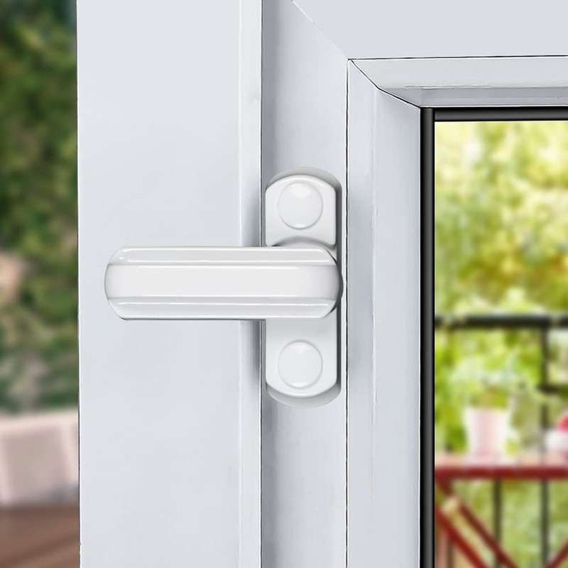 Sash Blocker Window Jammer Black Strong Zinc Cast Alloy Extra