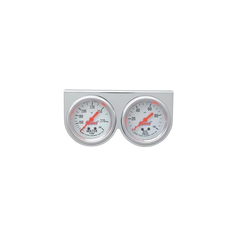 Summit Racing Gauge Kit Analog Console 2 5/8" Water Temperature