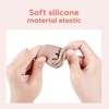 Peboms Makeup Sponge Holder,Double-sided 3-line Vented Silicone Beauty Blender Holder