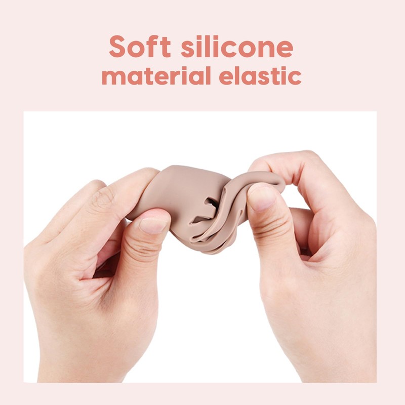 Peboms Makeup Sponge Holder,Double-sided 3-line Vented Silicone Beauty Blender Holder