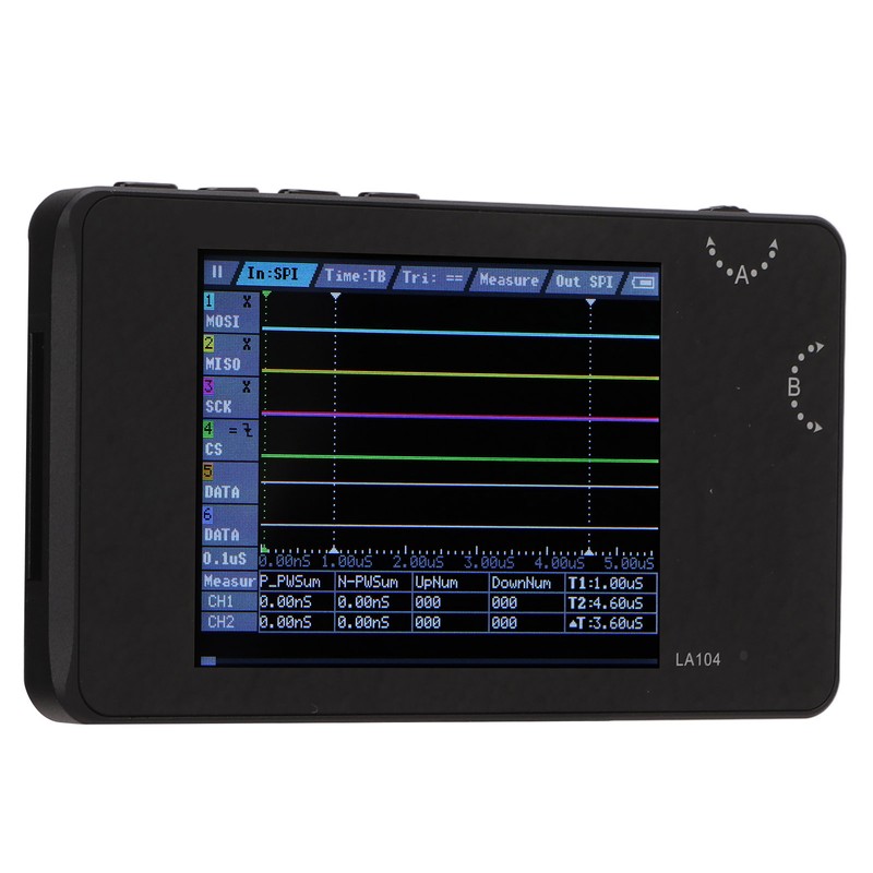 Portable Logic Analyzer 4 Channel Programmable Handheld Logic Analyzer Device