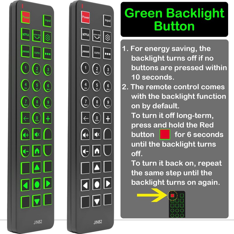 Replacement Remote Control for Element Xumo Stream Box 43 50