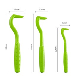 IZyufan 3 Sizes Tick Hook Set, Tick Removal in Seconds, Tick Tick Remover for Dogs, Cats & Horses, and Humans, Perfect for Any Tick Emergency Set (Green)
