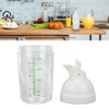 Salad Dressing Shaker, Clear Salad Dressing Mixer Dressing Container Dressing