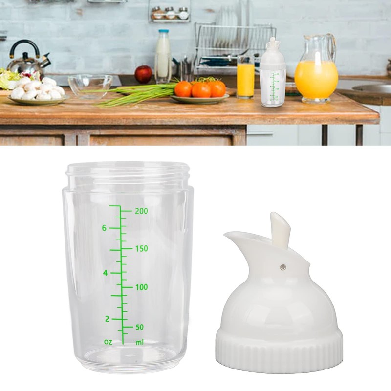 Salad Dressing Shaker, Clear Salad Dressing Mixer Dressing Container Dressing