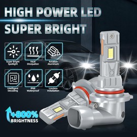 Fits For Chevy Silverado 1500 2500 3500HD 2007-2015 High Low Beam Fog Lights Bulbs Combo, 6000K White Plug-and-Play, 20000LM Super Bright Light Bulbs, 800% Brightness, Pack of 6