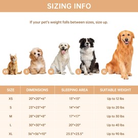 Vhen When Calming Donut Dog Cat Bed, Anti-Anxiety Fluffy Warm Cozy Round Puppy Bed, Fuzzy Comfort Plush Pet Beds for Small Medium Dogs & Cats (20"/23"/28"/30"/36")