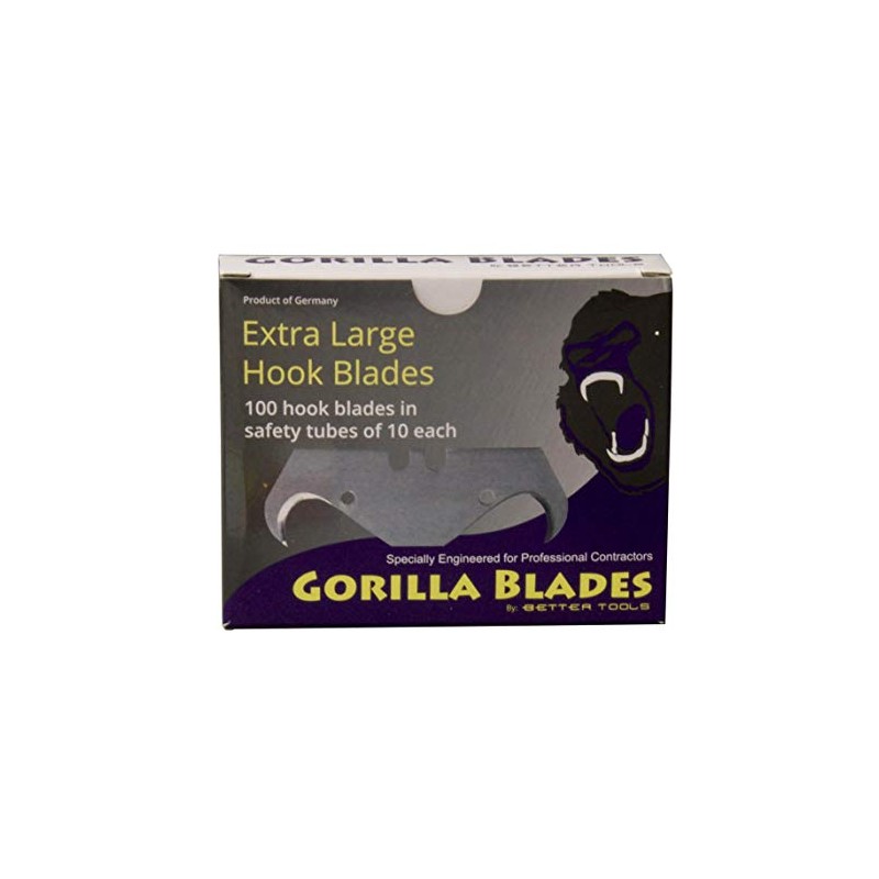 2-Notch Extra Large German Hook Blade, 10 Blades/Dispenser, 10 Dispensers/Box