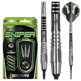 WINMAU Sniper 18 Gram Softip Tungsten Darts Set with Flights and Shafts (Stems)