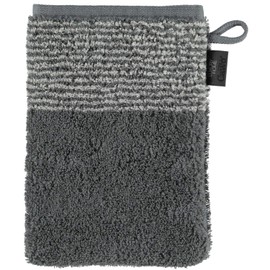 Cawö Home Handtücher Luxury Home Two-Tone 590 Schiefer - 77 Waschhandschuh 16x22 cm
