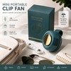 Mini Clip-On Portable Fan for Daily Cooling – Bladeless 3-Speed