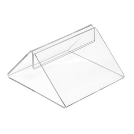 100 mm Acrylic Glass Sign Holder / Table Stand / Clamp Holder / Advertising Stand / Menu Card Holder Zeigis®