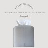 Tissue Box Cover Holder by Hirano’s Bazaar - Vegan Leather,