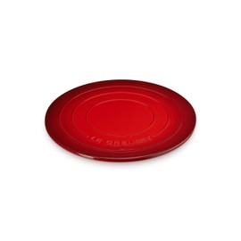 Le Creuset Stoneware Round Pizza Stone, 15 in., Cerise