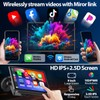 Eoyaa Wireless CarPlay Screen for Car - Portable Dash 9"