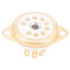 Aqevn 10pcs Ceramic B9A Silver Plated 9 Pin Vacuum Tube