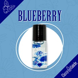 Classy Cuticles Classy Cuticles | Hand Blended Cuticle Oil | Vegan, Cruelty-Free, & Hydrating | Vitamin E, Jojoba, and Argan Oil | 5 mL Roller Bottle | Blueberry Scent | Pack of 3