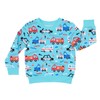 Little Sleepies Long Sleeve Crewneck Sweatshirt for Boys, Viscose from