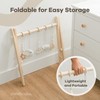 Comfy Cubs Wooden Baby Play Gym - Natural Finish Pinewood