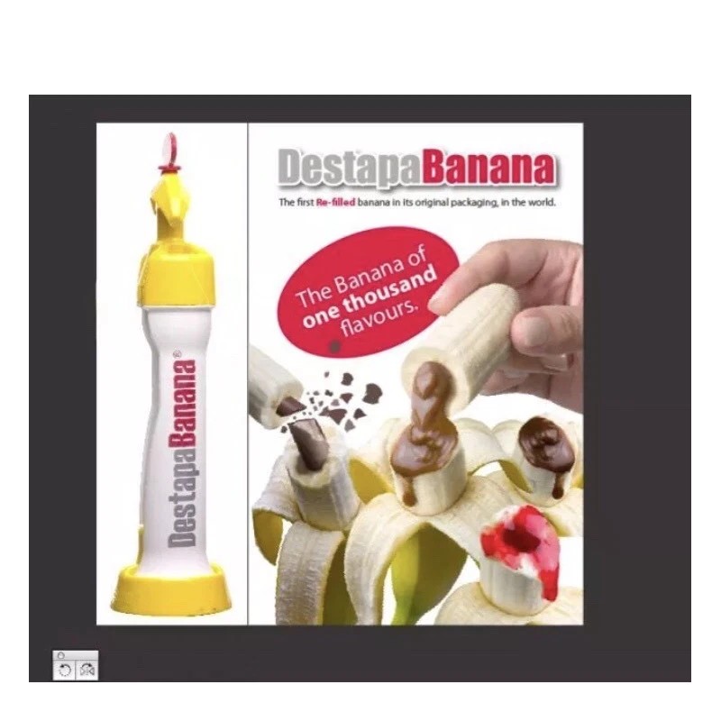 Destapa Banana Filler Corer Gadget Delicious Chocolate Banana Dessert in