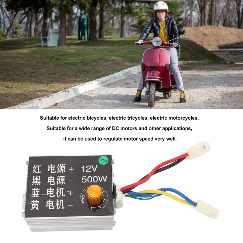 Brush Motor Speed Controller 12V500W Motor Speed Controller with 410