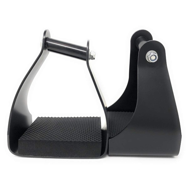 AJ Tack Wholesale Angled Aluminum Endurance Trail Stirrups - 2.25"