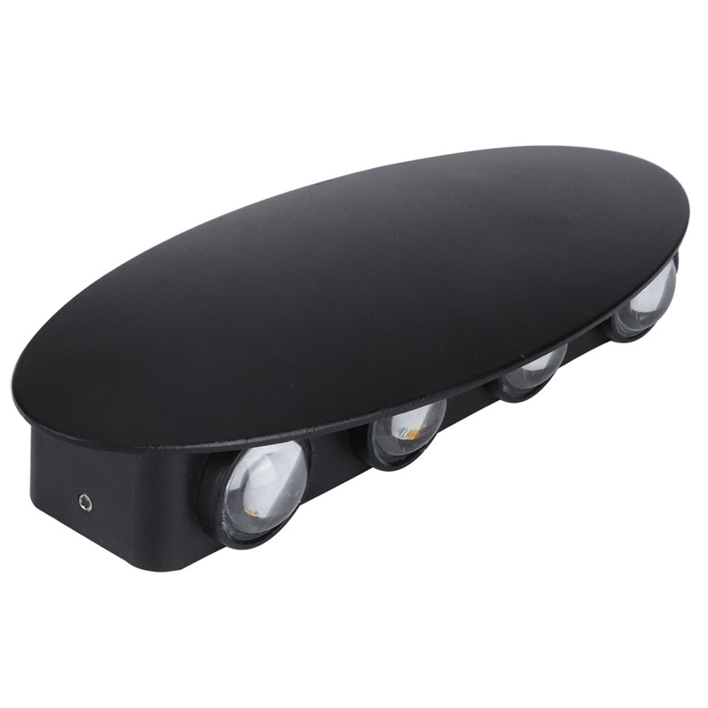 8W Outdoors Waterproof 8 LED Wall Lamp Wall Mounted Corridor