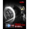 Katana H4 Bulbs, 9003 Light Bulb 400% Brightness 6500K Xenon