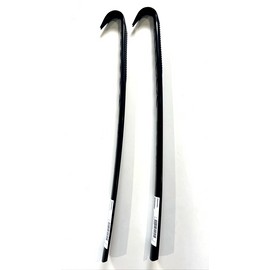 Ikea 2 NEW Pack IKEA Like Style LONG HANDLE BLACK SHOE HORNS Rubberized Handle