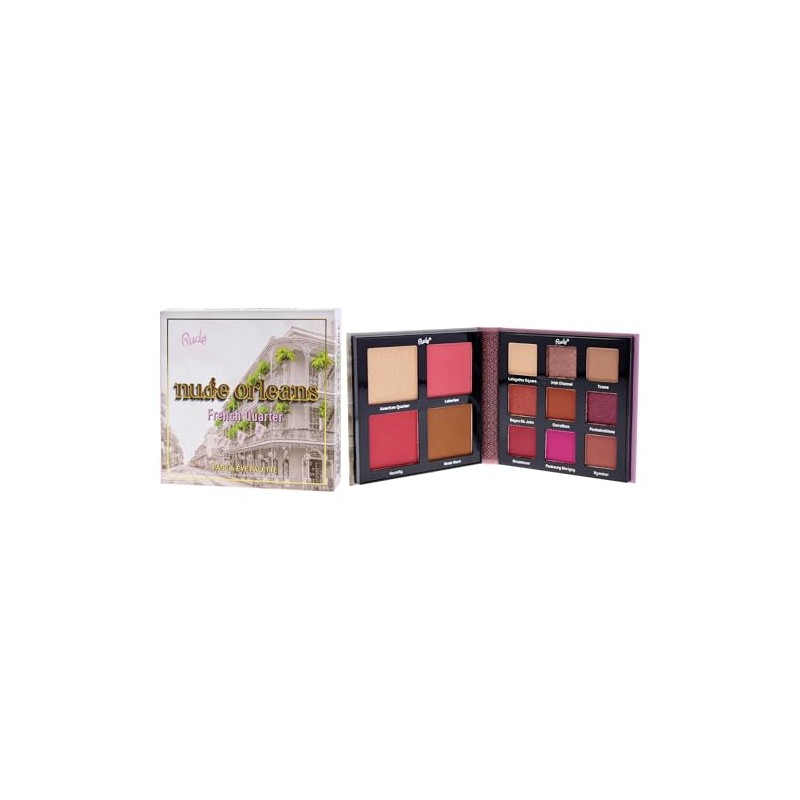 Nude Orleans Eyes and Face Palette by Rude Cosmetics for